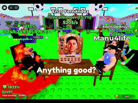 Bid For Soccer Cards Roblox beginner auction session on the floor